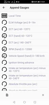 OBD Car Control android App screenshot 6